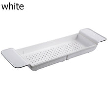 Load image into Gallery viewer, Drain Telescopic Bathtub Rack, Bathroom, Plastic Bath Basin, Rack, Bathtub, Kitchen Sink, Bath And Storage Rack