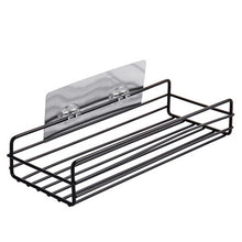 Load image into Gallery viewer, Shower Wall Shelf  Punch Free Shower Shelf Black White Storage Suction Basket Storage RackKitchen Bathroom Accessories