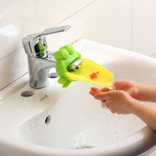 Load image into Gallery viewer, Cute Cartoon Frog Shape Bathroom Sink Faucet Extender Kids Hand Washing Tools Washing Hand Training Tool for Children Kids Baby