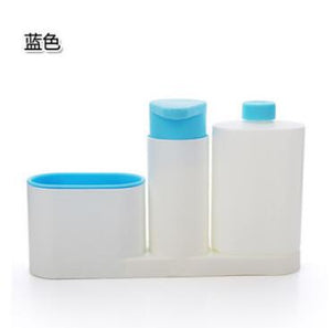 Kitchen Washing Sponge Storage Shelf Sink Detergent Soap Dispenser Storage Rack Organizer Stands