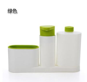 Kitchen Washing Sponge Storage Shelf Sink Detergent Soap Dispenser Storage Rack Organizer Stands