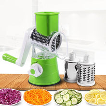 Load image into Gallery viewer, Manual Vegetable Cutter Slicer Multifunctional Round Mandoline Slicer Potato Cheese Kitchen Gadgets Vegetable Tools