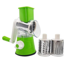 Load image into Gallery viewer, Manual Vegetable Cutter Slicer Multifunctional Round Mandoline Slicer Potato Cheese Kitchen Gadgets Vegetable Tools