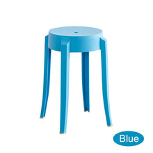 Load image into Gallery viewer, Nordic INS Creative Plastic Stool Restaurant for Dining Stool Modern Restaurant Home Bedroom Living Room Study Plastic Stool