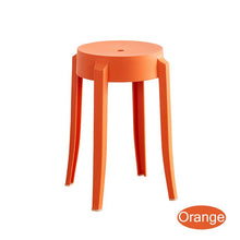 Load image into Gallery viewer, Nordic INS Creative Plastic Stool Restaurant for Dining Stool Modern Restaurant Home Bedroom Living Room Study Plastic Stool