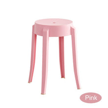 Load image into Gallery viewer, Nordic INS Creative Plastic Stool Restaurant for Dining Stool Modern Restaurant Home Bedroom Living Room Study Plastic Stool