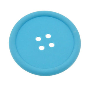 Great Cheap Silicone Coffee Placemat Button Coaster Cup Mug Glass Beverage Holder Table Mats Cup Mat Home Dining Room Decor