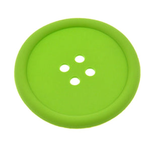 Great Cheap Silicone Coffee Placemat Button Coaster Cup Mug Glass Beverage Holder Table Mats Cup Mat Home Dining Room Decor