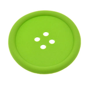 Good Quality Silicone Coffee Placemat Button Coaster Cup Mug Glass Beverage Holder Table Mats Cup Mat Home Dining Room Decor