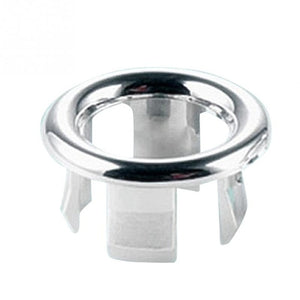 High Quality 1 Pc Sink Round Ring Overflow Spare Cover Tidy Chrome Trim Bathroom Ceramic Basin Overflow Ring