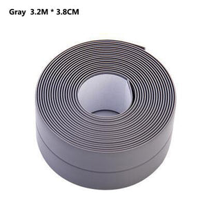 PVC Adhesive Tape Durable Use 1 ROLL Kitchen Bathroom Wall Sealing Tape Gadgets Waterproof Mold Proof 3.2mx3.8cm/2.2cm