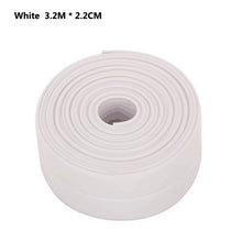 Load image into Gallery viewer, PVC Adhesive Tape Durable Use 1 ROLL Kitchen Bathroom Wall Sealing Tape Gadgets Waterproof Mold Proof 3.2mx3.8cm/2.2cm