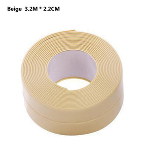 PVC Adhesive Tape Durable Use 1 ROLL Kitchen Bathroom Wall Sealing Tape Gadgets Waterproof Mold Proof 3.2mx3.8cm/2.2cm