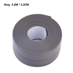 PVC Adhesive Tape Durable Use 1 ROLL Kitchen Bathroom Wall Sealing Tape Gadgets Waterproof Mold Proof 3.2mx3.8cm/2.2cm