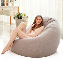 Load image into Gallery viewer, Bean Bag Sofa Cover Lounger Chair Sofa Ottoman Seat Living Room Furniture Without Filler Beanbag Bed Pouf Puff Couch Lazy Tatami