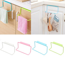 Load image into Gallery viewer, Towel Rack Hanging Holder Cupboard Kitchen Cabinet Bathroom Towel Rack Sponge Holder Wardrobe Cabinet Storage Racks for Bathroom