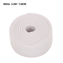 Load image into Gallery viewer, PVC Material Kitchen Bathroom Waterproof Wall Sealing Tape Mold Proof Self Adhesive Sealing Sticker Durable Use 3.2mx3.8cm/2.2cm